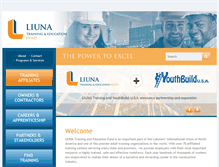 Tablet Screenshot of liunatraining.org